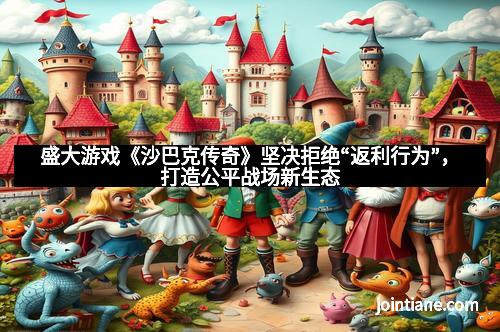 盛大游戏《沙巴克传奇》坚决拒绝“返利行为”，打造公平战场新生态